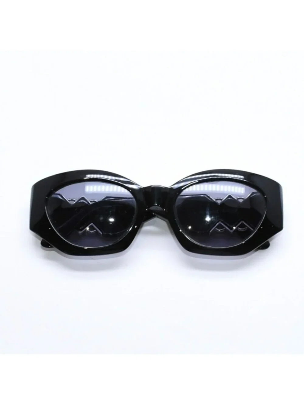 Versace Sunglasses Eyewear Medusa Black Silver